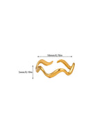 Vintage Geometric Wave Ring