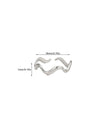 Vintage Geometric Wave Ring