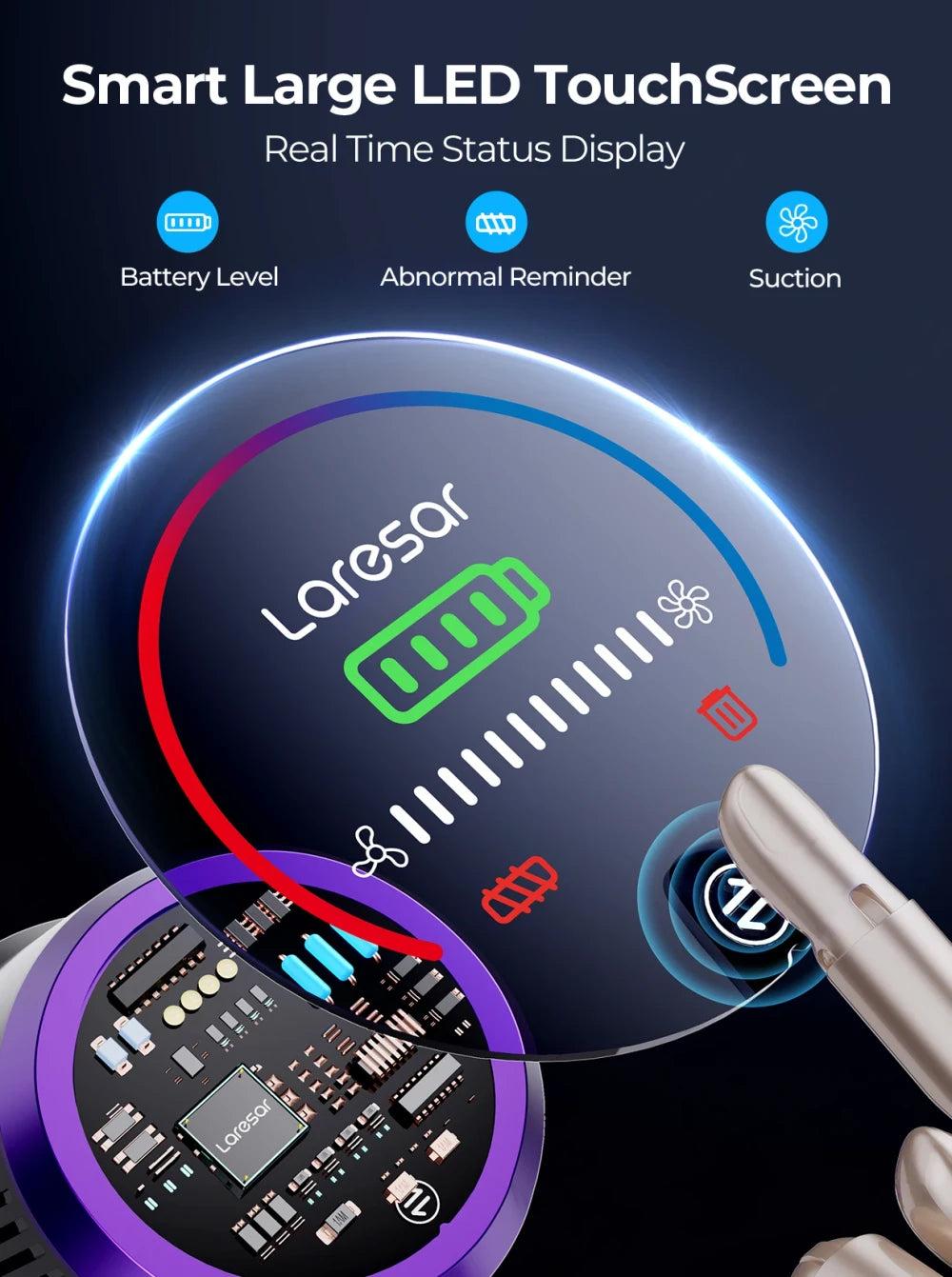 Laresar V8 Cordless Vacuum Cleaner