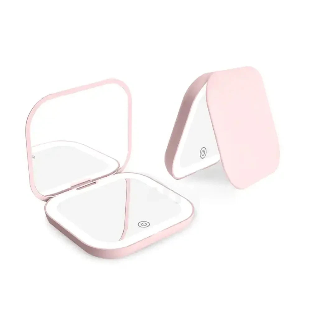 Portable LED Travel Makeup Mirror