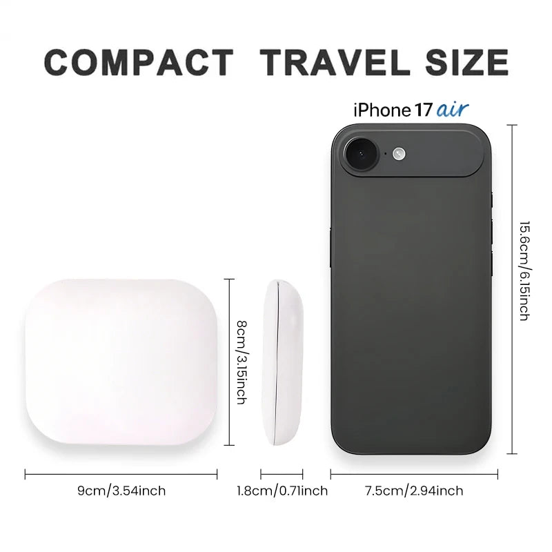 Portable LED Travel Makeup Mirror